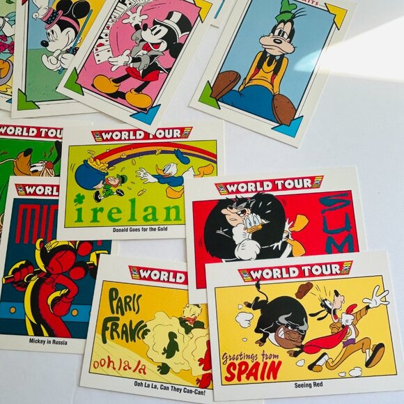 Disney Impel Collector Cards 1991 World Tour Fave Stories Family Portrait Lot 40 - Picture 5 of 7